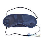 Маска для сну класична, темно-синій колір, фото 3