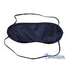 Маска для сну класична, темно-синій колір, фото 4