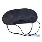 Маска для сну класична, темно-синій колір, фото 5