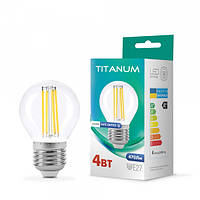 LED лампа TITANUM  Filament G45 4W E27 4100K