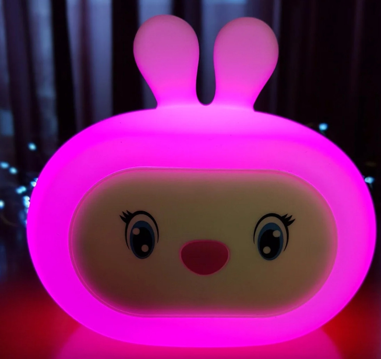 Силіконовий музичний нічник зайчик Soothing Light usb