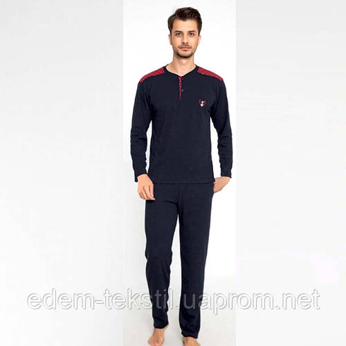 Теплый мужской костюм для дома Falkon 7017, Синий, M XL (ID#1541627883 ...