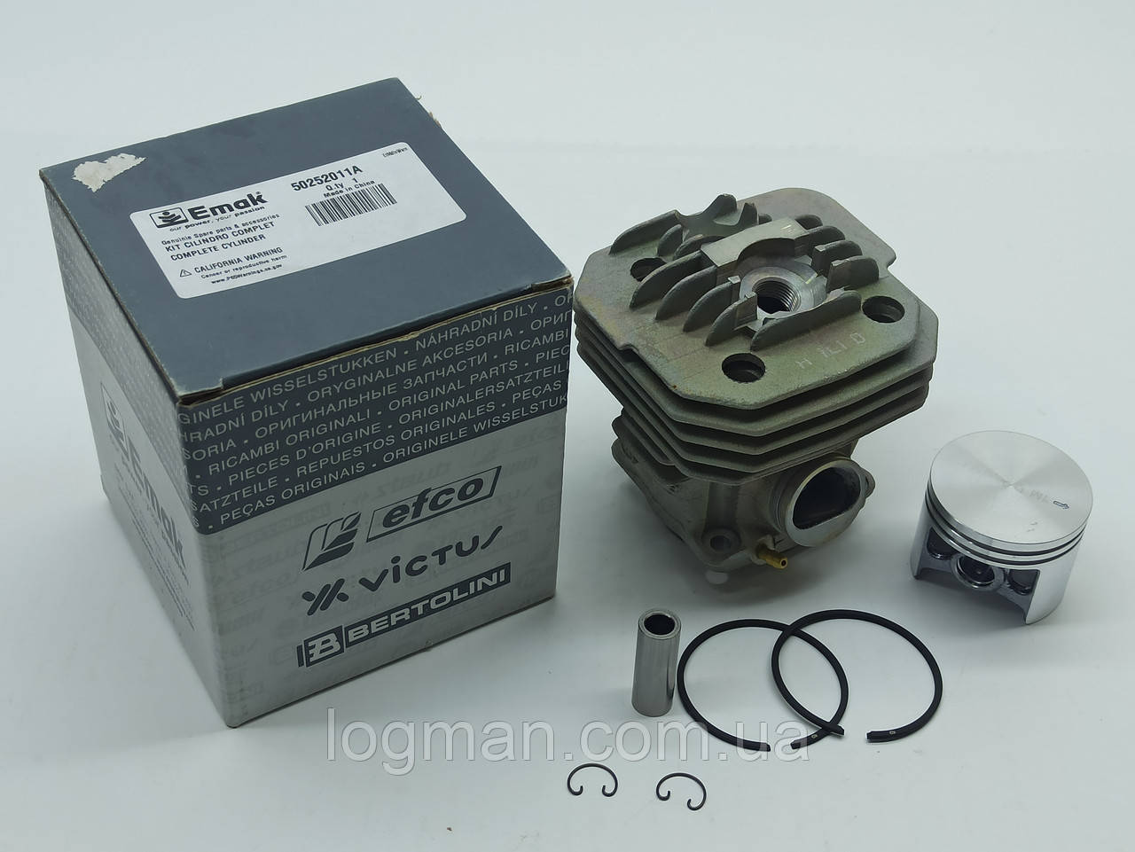 Поршень з циліндром для Oleo-Mac GS650,651/Efco 6500,6510/На Олео-Мак/Ефко (50252011A)