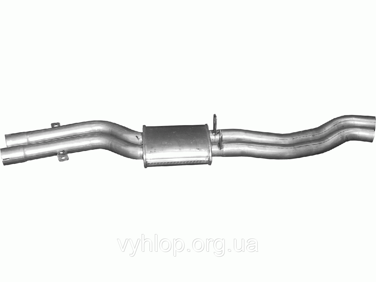 Резонатор BMW E46 320i/325i 2.2/2.5/3.0 /1998 - 2/2005 (03.18) Polmostrow алюминизированный
