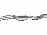 Резонатор BMW E46 320i/325i 2.2/2.5/3.0 /1998 - 2/2005 (03.18) Polmostrow алюминизированный