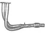 Труба приймальна Опель Сінтра (Opel Sintra) 2.2 i 16V 3.0 i 24V 96-99 (17.621) Polmostrow алюминизированный