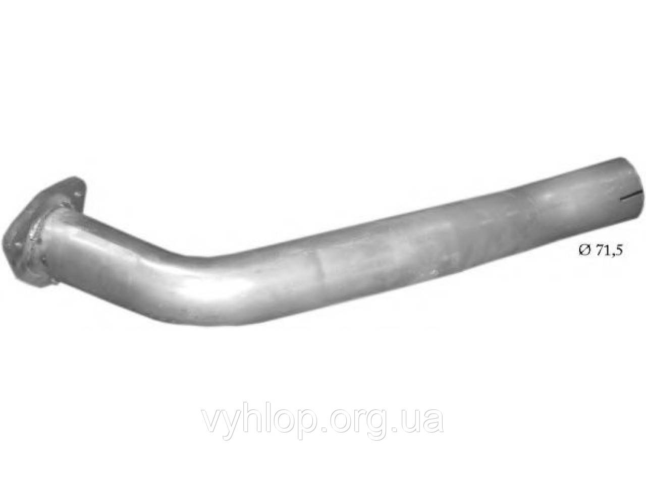 Труба приемная Mersedes 809D/811D/814D din 51134 86- (69.65) Polmostrow алюминизированный