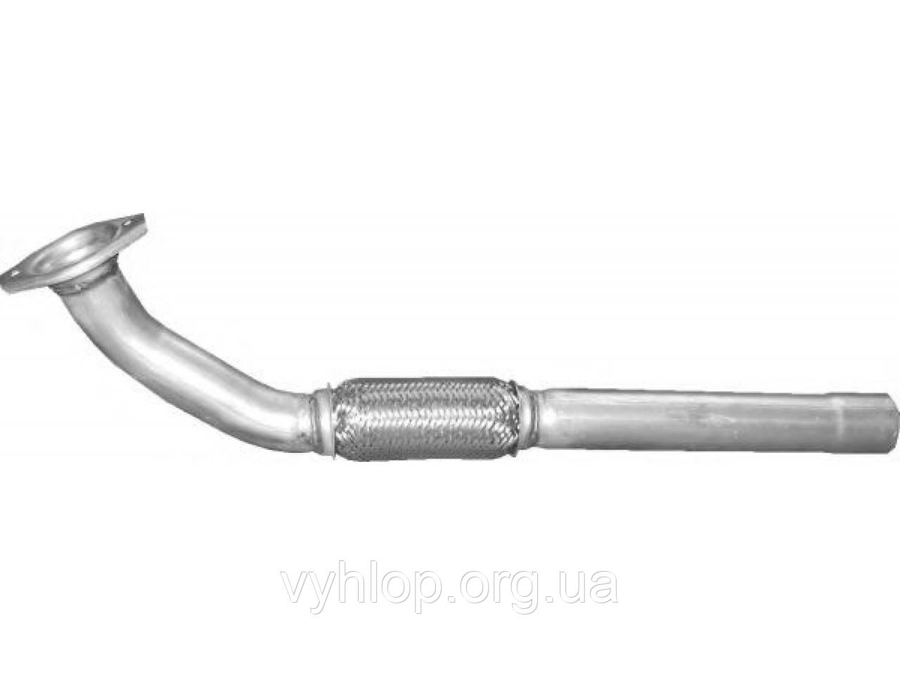 Труба приймальна з гофрою Renault Mascott 2.8 D din 66100 98-04 (70.082) Polmostrow алюминизированный