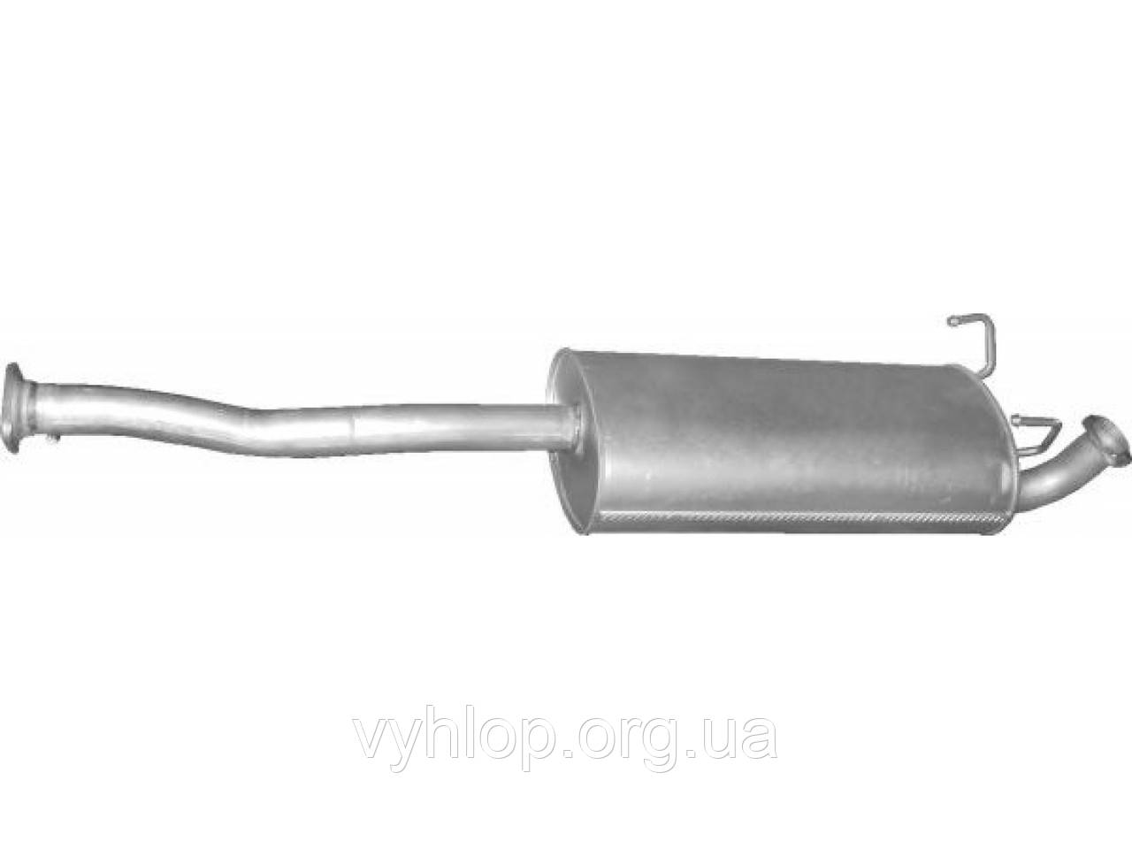 Глушник Тойота Ленд Крузер (Toyota Land Cruiser) (26.300) 3.0 D 96-03 Polmostrow алюминизированный