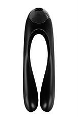 Универсальный мини вибратор на палец Satisfyer Candy Cane black, фото 3