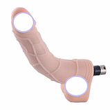 Насадка-фалоїтатор реалістичний із мошоком для секс-машини 21 см, інтимні іграшки для жінок, фото 4