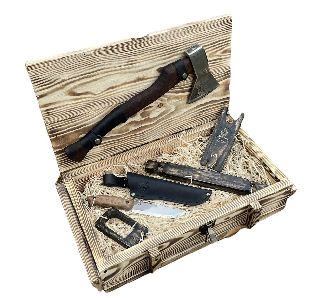 Набір подарунковий "ВОЇН" у дерев'яному ящику, фото 1