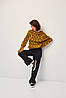 Джемпер oversize в українському стилі "Заріна" (гірчичний), фото 6