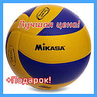 Игровые Мячи для волейбола Микаса Mikasa MVA 200 Мяч волейбольный Волейбольные мячи желтый синий волейбол