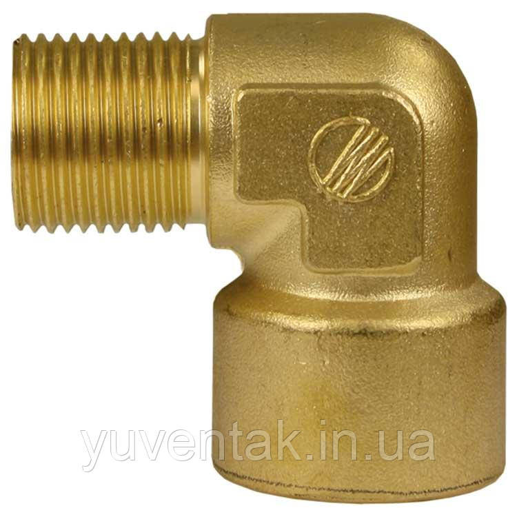 Кутовий перехідник (різьбове з'єднання) 1/4IG:1/4AG 29 мм.