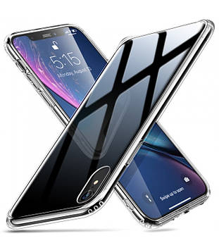 Чохол ESR для iPhone XR Mimic Tempered Glass (Без оригінальної упаковки), Black (4894240071267)