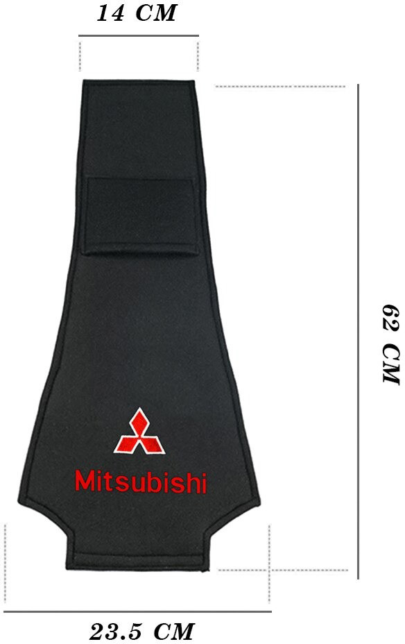 Чехол Zedes на подголовник в машину Mitsubishi (2 шт) - фото 6 - id-p1541699624