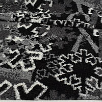 Мех искусственный GERRY WEBER черно-серый, снежинки ш.160 (21423.002)