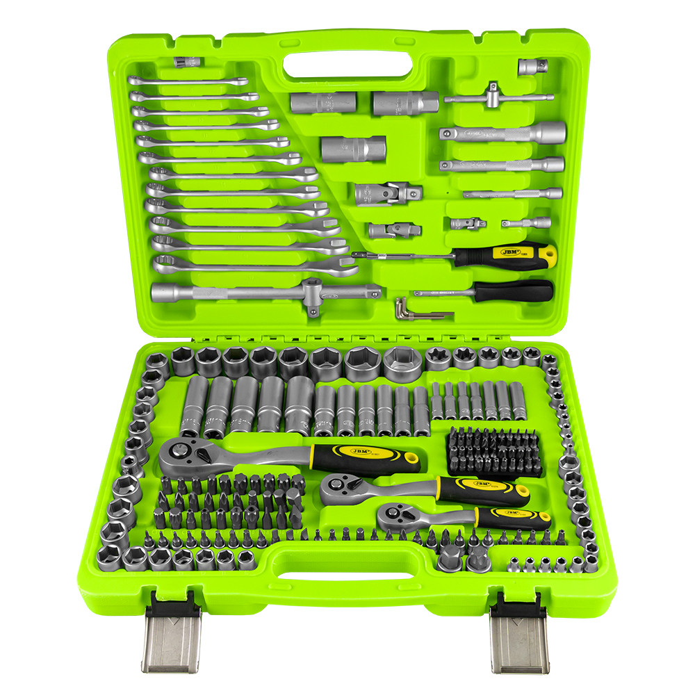 Набір інструментів JBM 1/4" — 3/8" — 1/2" 216 предметів (53730)