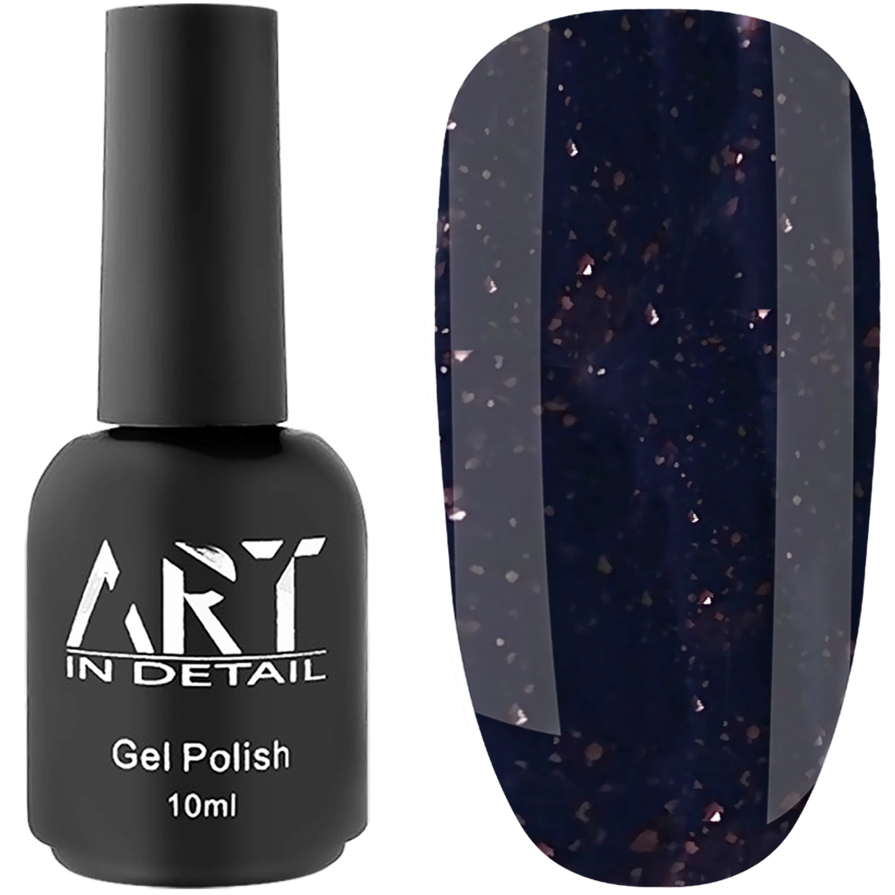 Каучукова база ART IN DETAIL Potal Base №BP010, 10 мл чорнична з розовою поталлю