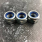 Гайка М10 самоконтряща нержавіюча А2 DIN 985, ISO 10511, фото 3