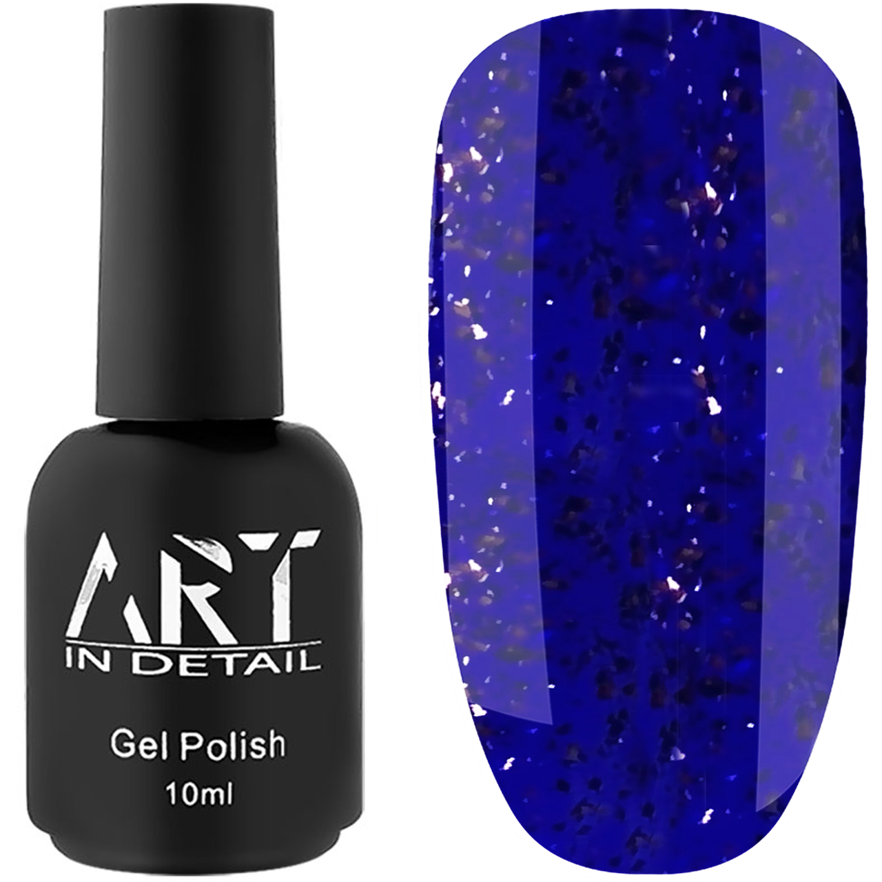 Каучукова база ART IN DETAIL Potal Base №BP012, 10 мл синя з розовою поталлю