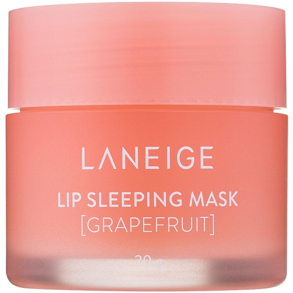 Нічна зволожуюча маска для губ з екстрактом грейпфрута Laneige Lip Sleeping Mask Grapefruit 20 г, фото 1