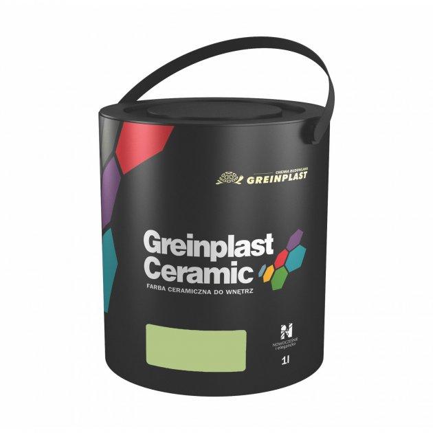 Керамічна фарба інтер'єрна Greinplast Elegance Ceramic FWC37 зелений чай 1 л.