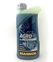 Масло 2T 7859 Agro for HUSQVARNA полусинтетическое для садовой техники 1л. (Germany )"MANNOL"