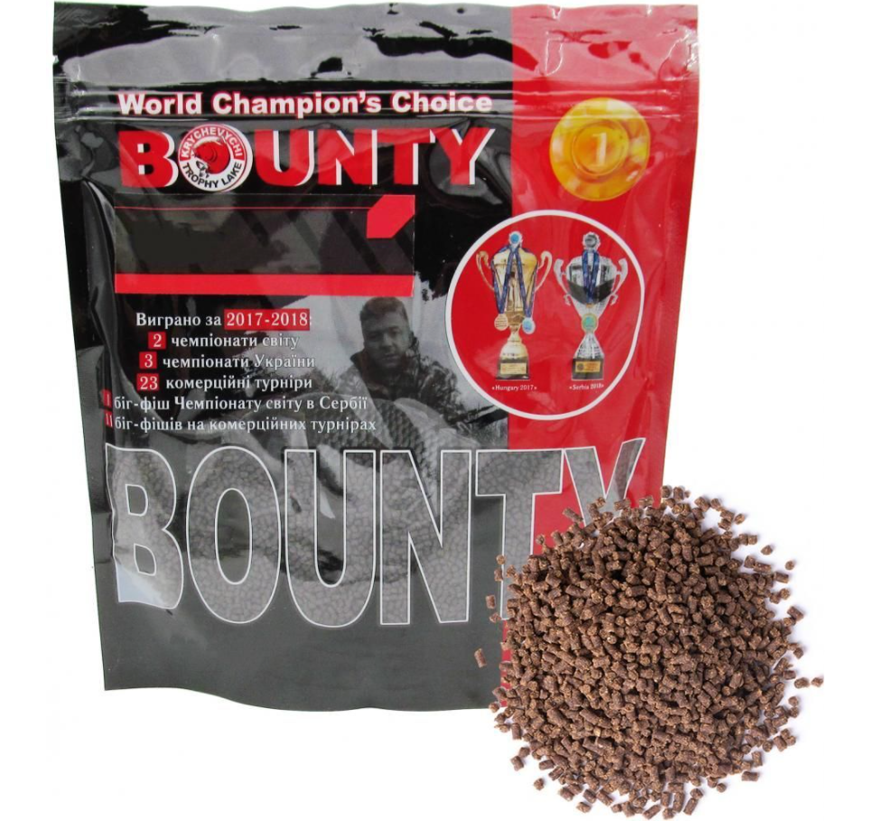 Пелетс BOUNTY BLACK HALIBUT (4,5mm) 500g, фото 1