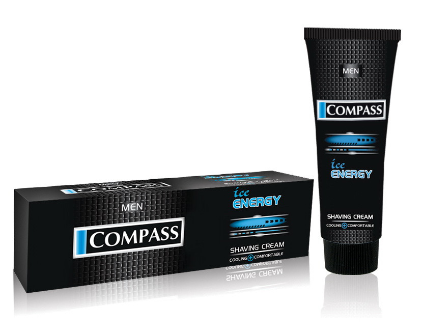 Крем для гоління Compass black Ice Energy