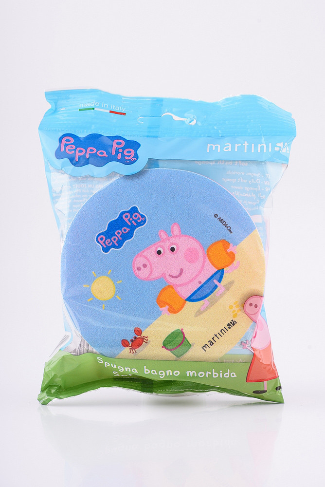 MARTINI SPA Soft Bath Sponge With Peppa Pig Дитяча губка для ванни - Свинка Пеппа