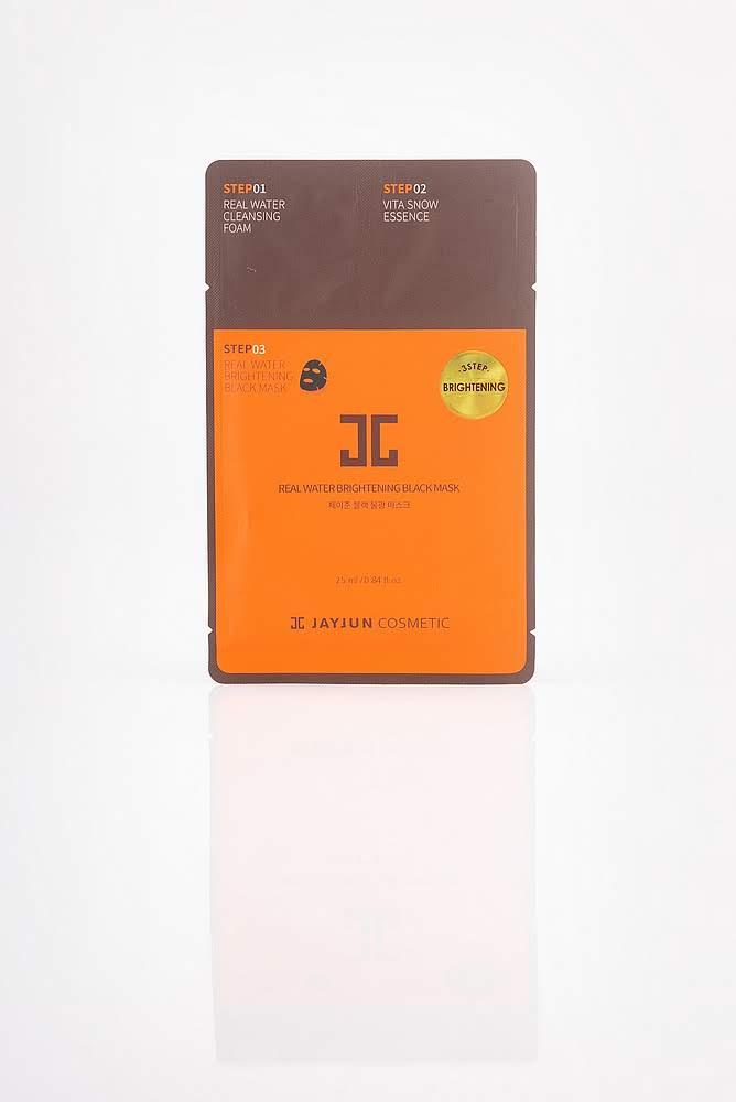 Трикроковий експрес-набір для відновлення шкіри JAYJUN Real Water Brightening Black Mask