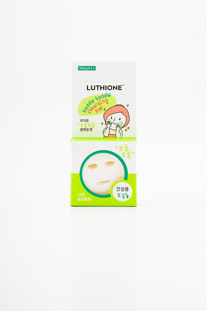 Суха пінка для вмивання сухої шкіри обличчя LUTHIONE Boddle Boddle Cleansing Pop (for Dry Skin)