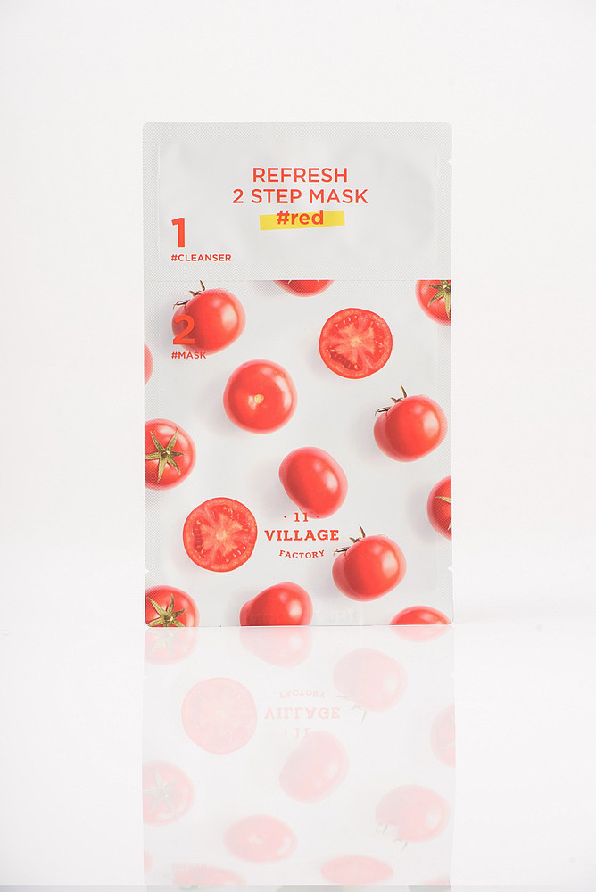 Освіжальна двокрокова програма для догляду за обличчям Village 11 Factory Refresh 2-Step Mask Red, фото 1