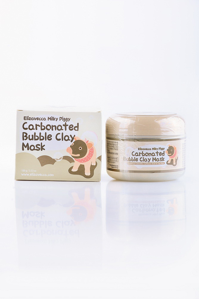 Очищаюча глиняно-бульбашкова маска для обличчя ELIZAVECCA Milky Piggy Carbonated Bubble Clay Pack