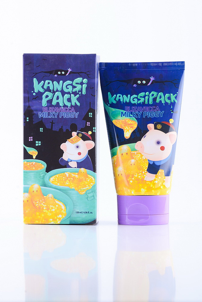 Маска для обличчя з екстрактом золота ELIZAVECCA Milky Piggy KangsiPack Mask, фото 1