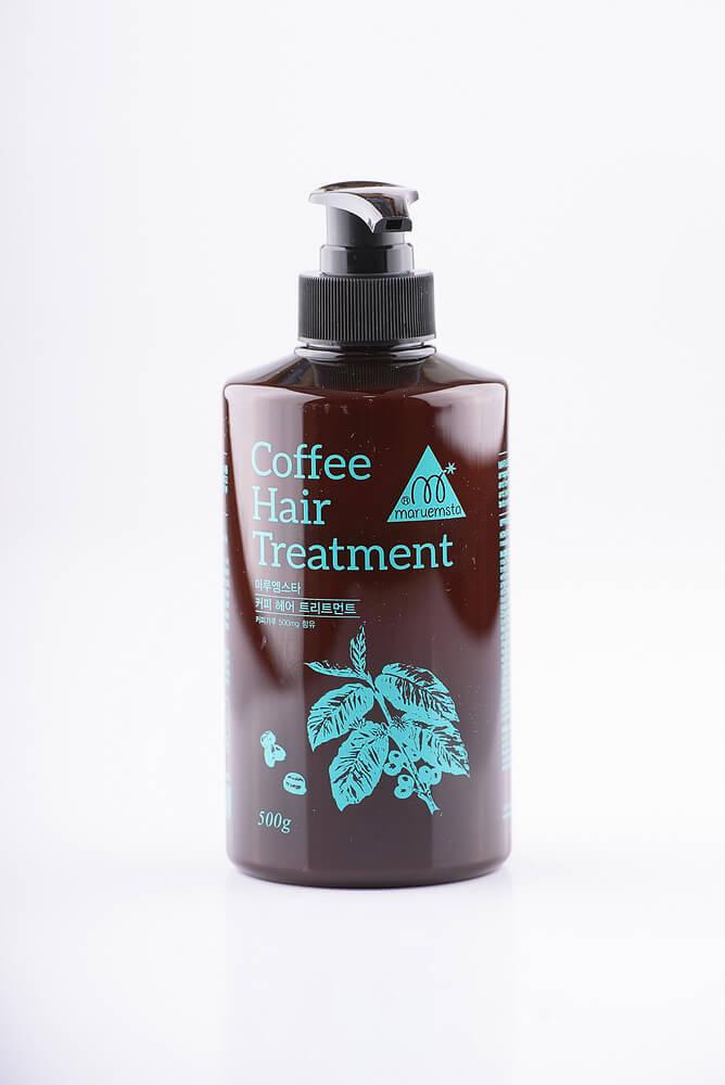Зволожуюча маска тритмент для пошкодженого волосся з екстрактом кави Maruemsta Coffee Hair Treatment, фото 1