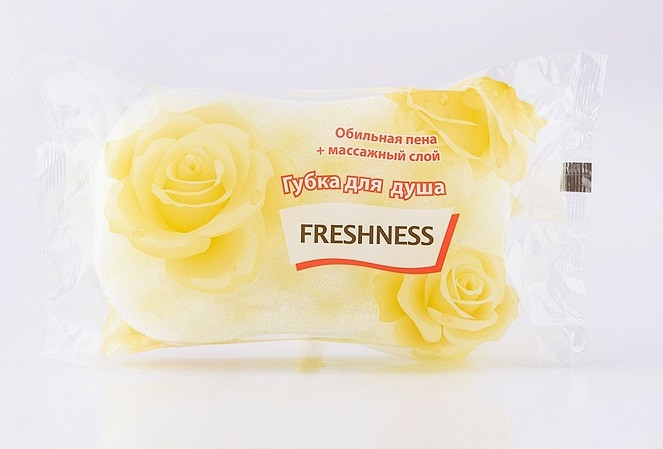 Freshness Губка банна. Жовта (4820164700037)