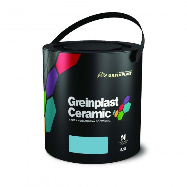 Керамічна фарба інтер'єрна Greinplast Elegance Ceramic FWC46 блакитна вода 2,5 л.