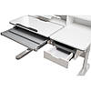 Комплект для підлітка парта Fundesk Fiore II Grey + дитячий стілець FunDesk SST3L Grey, фото 7