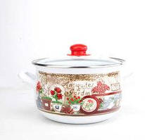 Gusto GT-T-3-FG Набір каструль Квітковий сад 2.1 л / 3.1 л / 4 л