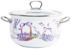 Каструля GT-T-216-BL Кошик Лаванди Premium 16 см, 2,1 л