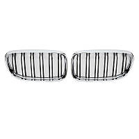 Решітка радіатора (ніздрі) BMW 3-Series E90/E91 (2009-2013) в стилі M3 (Chrome and gloss)