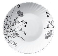 Салатник V-155BW Чорно-біле суцвіття Wave Vittora 155 мм