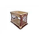 Сушарка для посуду 2-ярусна Irak Plastik, 47x30x28 см., Туреччина, TA-135, фото 3