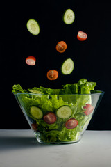 Салатник скляний Vittora 200мм, 1,9 л