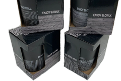 Чашка VT-C-218370/1 Чорна матова у коробці Vittora 370 мл