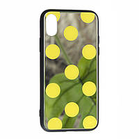 Накладка Glass Case Balls Apple iPhone X / Xs, Yellow