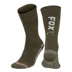 Термоноски Fox Collection Green Silver Thermolite Long Socks